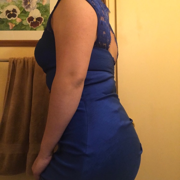 Blue prom dress - Picture 4 of 8
